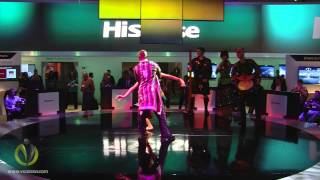 CES Hisense Booth Performers [upl. by Allimac]