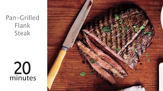 How to Make PanGrilled Flank Steak  MyRecipes [upl. by Bernat]