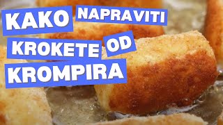 Kroketi od krompira  Kako napraviti krokete  Domaci recepti [upl. by Enialedam]