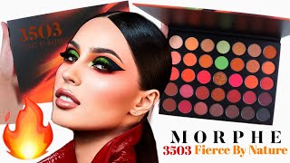 Morphe 3503 Fierce By Nature Palette Review  Swatches [upl. by Whitelaw]