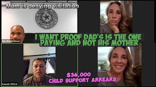 I want Proof Dad is the one Paying his Child Support and NOT his Mother  Mom is Denying Visitation [upl. by Shayna]