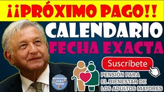 💥🤑PRÓXIMO PAGO A RECIBIR EN ESTE 2024 DE LA PENSIÓN BIENESTAR DE LOS ADULTOS MAYORES🤑💥 [upl. by Anelram]