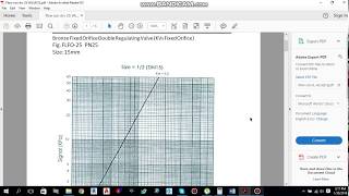 DRV balancing to get designed Chilled water flow rate Ultrasonic meter drv selection based on GPM [upl. by Rowland]