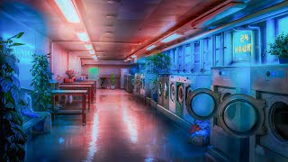 Soothing Laundromat Ambience 🧺💤 Washer amp Dryer Laundromat Sounds Relaxing White Noise 🌀👕👖 10 Hours [upl. by Iggep]