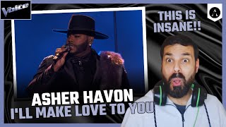 ASHER HAVON  quotIll Make Love to Youquot by Boyz II Men  The Voice Lives  REACTION [upl. by Durware]