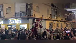 💥🇪🇦MÁLAGA CAPITAL💯🇪🇦 💥CAVALGATA DE REYES🇪🇦😘👍 [upl. by Arratal858]