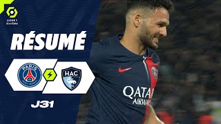 PARIS SAINTGERMAIN  HAVRE AC 3  3  Résumé  PSG  HAC  20232024 [upl. by Roley]