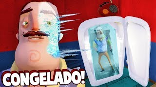 CONGELEI O VIZINHO ELE MORREU NOVOS SEGREDOS  Hello Neighbor NOVO [upl. by Truda]