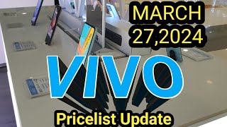 VIVO PRICES UPDATE Y02TY17sY36Y77sV295GV305G [upl. by Laehpar466]