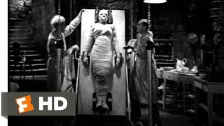 Shes Alive Shes Alive  Bride of Frankenstein 910 Movie CLIP 1935 HD [upl. by Llehsram]