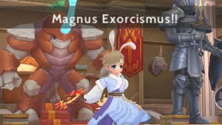 NO CAST MAGNUS EXORCISMUS HIGH PRIEST BUILD  RAGNAROK ORIGIN [upl. by Anyala]