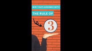 The Rule of Three l An Effective Tool to Deliver Persuasive Speeches l Shorts [upl. by Adnahsor]