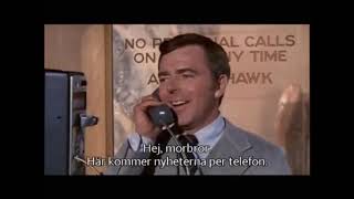 Herbie Rides Again 1974  Willoughby calls Hawk on the phone Swedish Sub [upl. by Scevor]