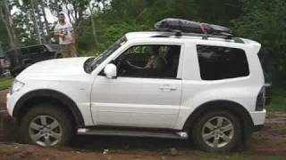 NS Pajero SWB  Traction Control System Demonstration [upl. by Euqinamod]