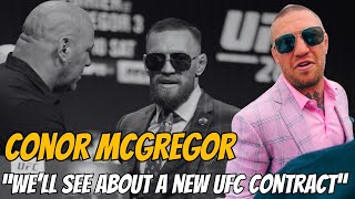 Conor McGregor Gives MASSIVE UFC Contract Update As Dana White Scraps December Michael Chandler Bout [upl. by Wootan14]