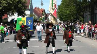 Fanfarenzug Löwen Baienfurt Festumzug 1 [upl. by Mellette]