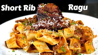 How To Make Short Rib Ragu  DELICIOUS Pasta Recipe MrMakeItHappen [upl. by Geiger403]