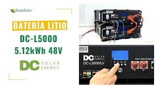 🔋⚡ Batería Litio DC Solar Energy 48V DCL5000LV  ❗Características y configuración❗ [upl. by Cherilynn]