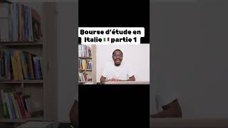 Bourse d’étude 🇮🇹 [upl. by Sivie]