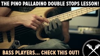 The Pino Palladino Double Stop  Bass Lesson with Scott Devine [upl. by Ahsoym]