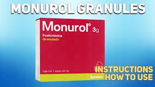 Monurol granules how to use How and when to take it Who cant take Monurol [upl. by Lehcem]