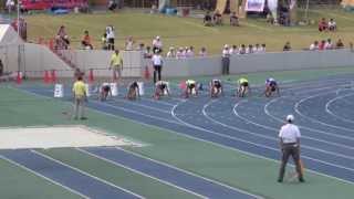 桐生 祥秀、出るか9秒台！【男子100m決勝】2013 インターハイ近畿予選 [upl. by Elram869]