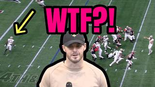 Is DEREK CARR falling apart Saints vs Falcons Film Study [upl. by Ahseyk]