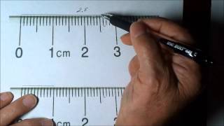 How to Measure length correctly using a Centimeter Ruler [upl. by Noet792]