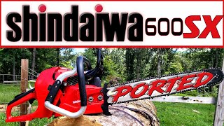 Ported Shindaiwa 600SX first run echo 620 590 [upl. by Armanda]