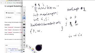 LeetCode Tutorial 3 Longest Substring Without Repeating Characters [upl. by Alaster378]