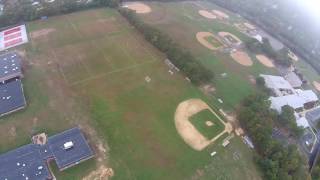 Drone flight over Ronkonkoma Middle School [upl. by Wilona787]