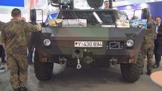 Mowag Spähpanzer Fennek Exterior and Interior [upl. by Curkell]