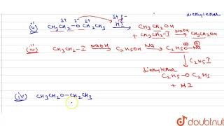 How would you bring the following conversions  i Ethyl alcohol to diethyl ether ii Diethyl eth [upl. by Cynara]