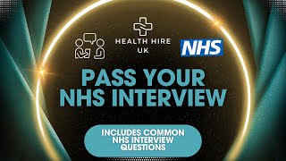 NHS Interview Questions and ANSWERS How to PASS your NHS Job Interview [upl. by Aken]