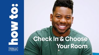 How To Check In and Choose Your Room with the Hilton Honors App [upl. by Durrett]