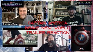 Captaiin America Brave New World Trailer Reaction bravenewworld captainamerica [upl. by Nogam]