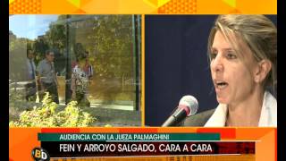 Fein y Arroyo Salgado en audiencia  Telefe Noticias [upl. by Eiramesor]