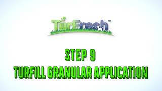 Step 9 TurFill Granular Application  TurFresh [upl. by Teleya]