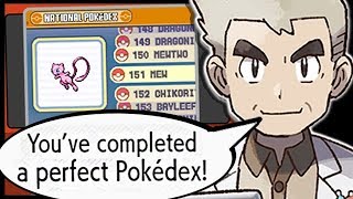 What Happens When You COMPLETE The Pokedex in Every Pokemon Game [upl. by Eiliah]