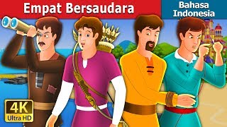 Empat Bersaudara  The Four Brothers Story in Indonesian IndonesianFairyTales [upl. by Megargee936]