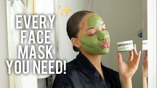 TOP 5 FACE MASKS FOR CLEAR SKIN Kaila Kake [upl. by Htur]