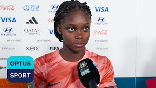 Colombian star Linda Caicedo blown away by support this World Cup [upl. by Ihpen]