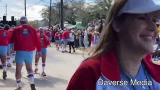 Circa 2023The 610 Stompers Hit Up Mardi Gras 2023 in the Thoth Parade [upl. by Namie]