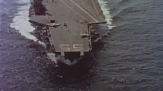 Landing operations on USS Forrestal CV59  1962 [upl. by Solita]