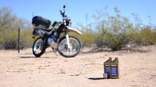 Yamaha XT250 Oil Change [upl. by Felipa198]