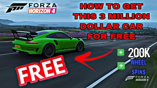 FORZA HORIZON 4 MONEY GLITCH GET INSTANT 3000000 FOR FREE [upl. by Enitnelav]