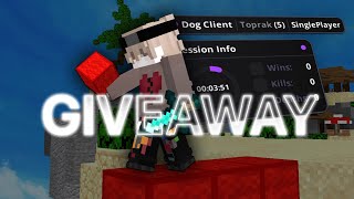 GROOMING Hypixel Bedwars with Dog Client Lifetime Giveaway [upl. by Anisah952]