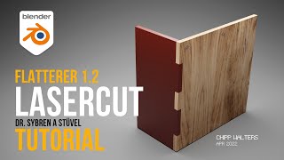 Create Lasercut boxes in Blender [upl. by Monjan]