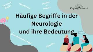 Begriffe in der Neurologie und ihre Bedeutung [upl. by Ahtabbat779]