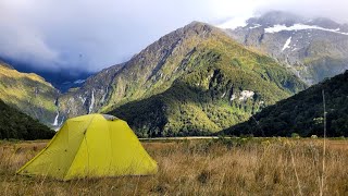 Sandfly Valley  Hiking in New Zealands Aspiring National Park [upl. by Littlejohn521]